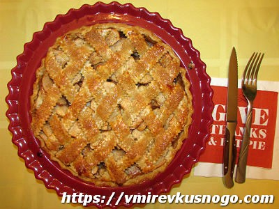 рецепт пирога из яблок