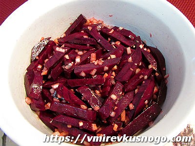 вареная свекла с чесноком