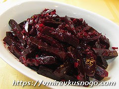 вареная свекла с чесноком