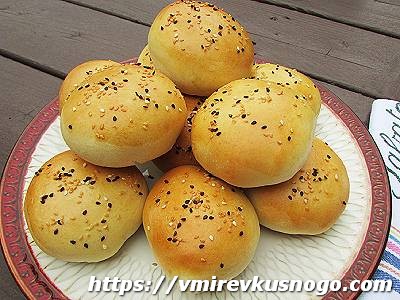 булочки для гамбургеров домашние булочки