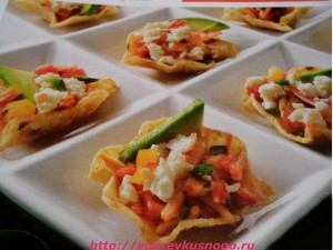 рецепт Закуска из крабовых палочек и авокадо
