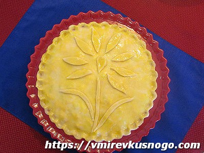 пирог с курицей