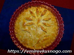 пирог с курицей