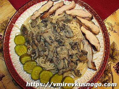 сливочно грибной соус