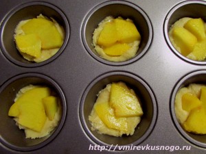 Яблочные маффины с глазурью рецепт Яблочные маффины с глазурью