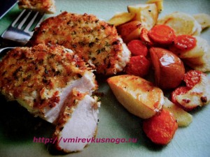 рецепт Медальоны из свинины с хрустящей корочкой