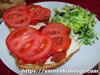 бутерброды с беконом