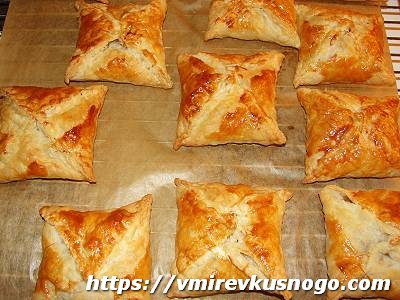 выпечка из слоеного теста