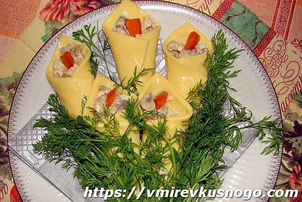 Закуска «Цветы Каллы»