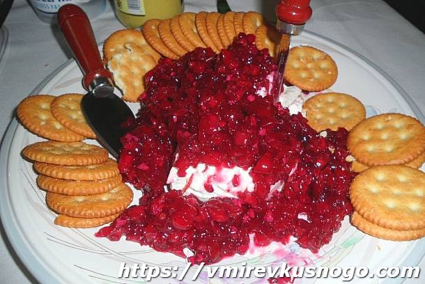 Клюквенно-апельсиновый соус