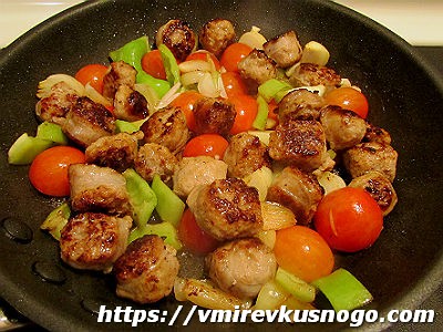 Паста с сосисками