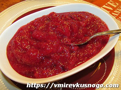 клюквенный соус