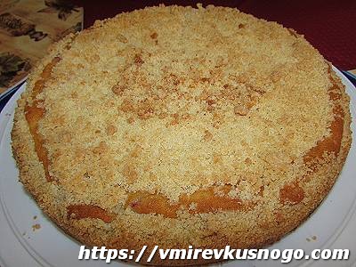 Пирог-крошка с клюквой пирог с клюквой