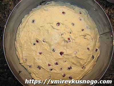 Сборка пирога с клюквой пирог с клюквой