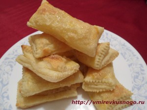 рецепт Слойки «Медвежьи лапки»