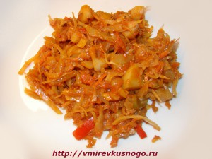 рецепт овощное рагу