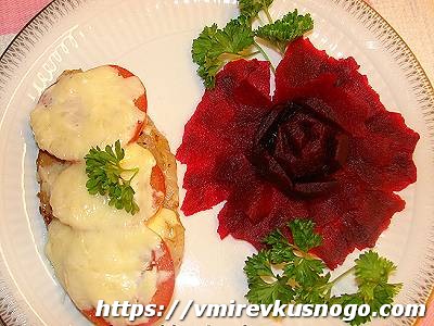 отбивные с сыром