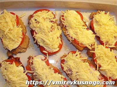 отбивные с сыром