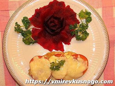 отбивные с сыром