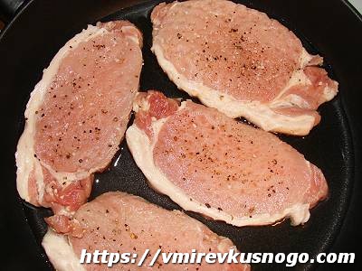 отбивные с сыром