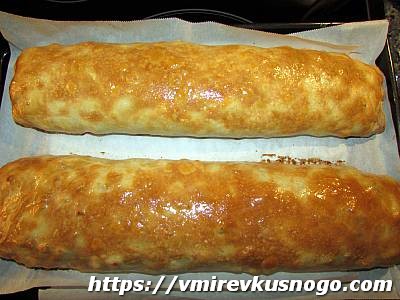 рецепт домашнего штруделя с яблоками