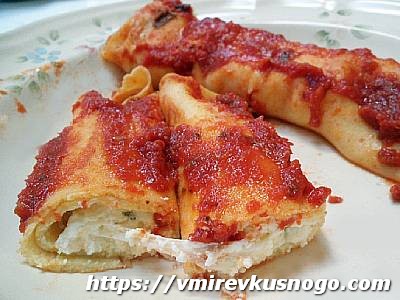 маникотти в томатном соусе