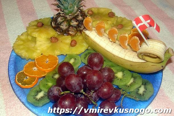 Фруктовая нарезка – украшаем десерт