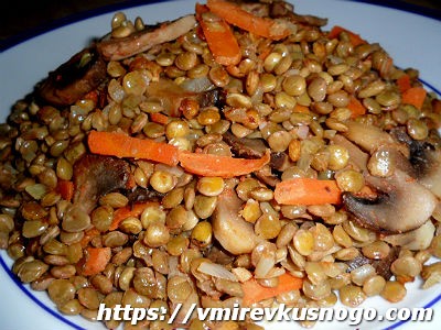 чечевица с овощами