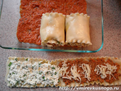 рецепт Лазанья-рулет