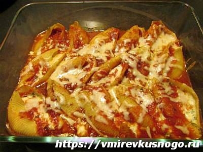 ракушки с начинкой