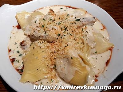 ракушки с начинкой