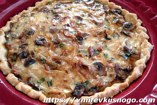 Тарт «Грибное лукошко»