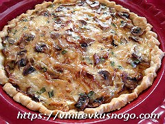 пирог с грибами