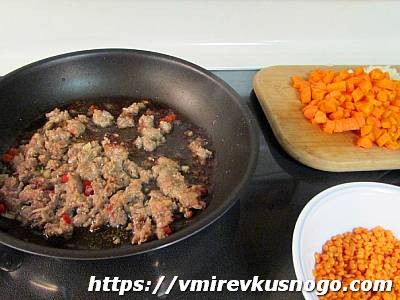 чечевица с овощами