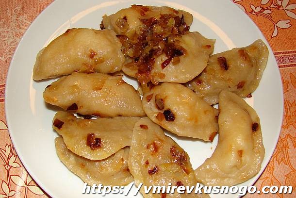 Вареники с капустой