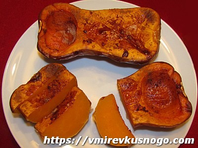 тыква запеченная в духовке