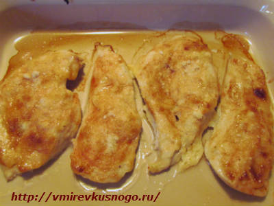 рецепт Куриные грудки «Цезарь»