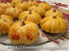 булочки  из дрожжевого теста  в духовке