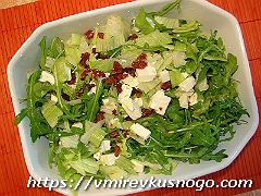 салат с сыром Фета