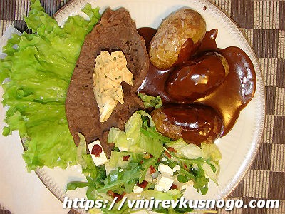 салат с сыром Фета