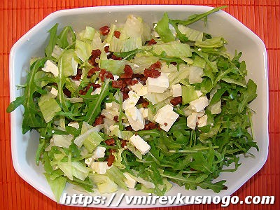 салат с сыром Фета