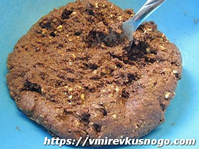 Шоколадный слой для печенья Баунти десерт без выпечки