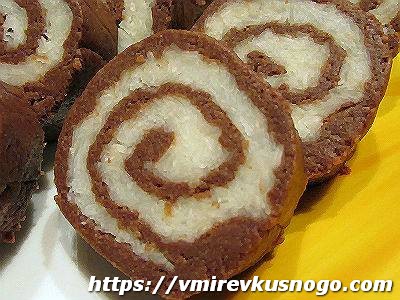 печенье Баунти десерт без выпечки