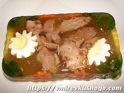 заливное из мяса