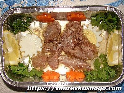 заливное из мяса