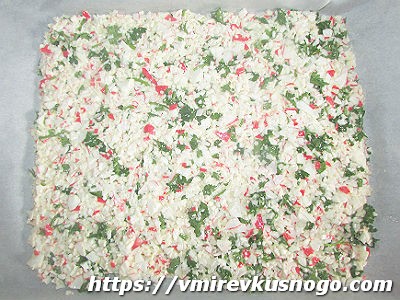 закуска из крабовых палочек