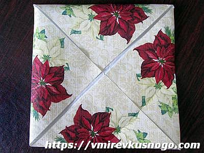 Как сделать вазу из салфетки