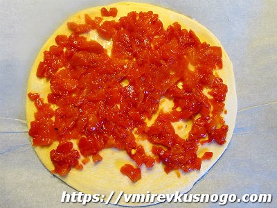 закусочный пирог с овощами