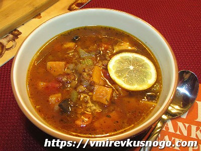 суп из чечвицы