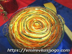 тарт с овощами